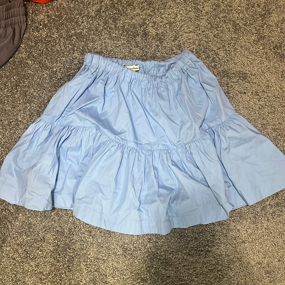 Abercrombie baby blue skirt size S